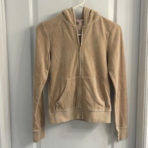 Juicy Couture long sleeve zipper jacket size S